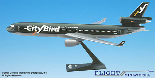 Airplane Models: City Bird - MD11 - 1/200