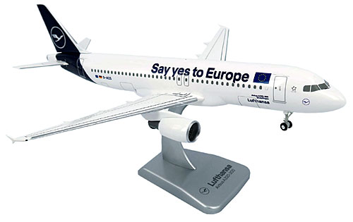 Airplane Models: Lufthansa - Say yes to Europe - Airbus A320-200 - 1/200 - Premium model