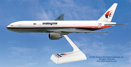 Airplane Models: Malaysia Airlines - Boeing 777-200 - 1/200