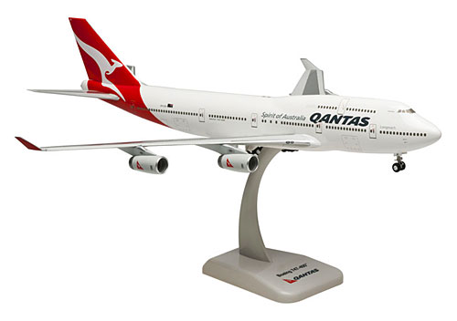 Airplane Models: Qantas - Boeing 747-400 - 1/200 - Premium model