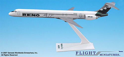 Airplane Models: Reno Air - McDonnell Douglas MD-90 - 1/200