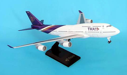 Airplane Models: Thai Airways - Boeing 747-400 - 1/200 - Premium model