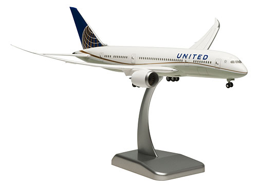 Airplane Models: United - Boeing 787-8 - 1/200 - Premium model