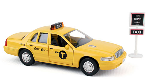 Toys: Model car - New York City TAXI - Set
