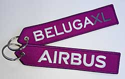 Key ring: Airbus - BelugaXL fushia