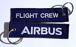 Key ring: Airbus Flight Crew - blue