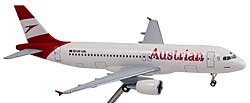 Airplane Models: Austrian Airlines - Airbus A320-200 - 1/200 - Premium model