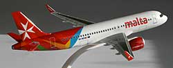 Airplane Models: Air Malta - Airbus A320neo - 1/200