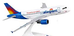 Airplane Models: Allegiant - Airbus A319 - 1:150 - Premium model