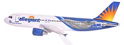 Airplane Models: Allegiant - Airbus A320-200 - 1/200