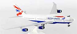 Airplane Models: British Airways - Boeing 747-400 - 1/200 - Premium model