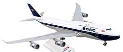 Airplane Models: British Airways - BOAC - Boeing 747-400 - 1/200 - Premium model