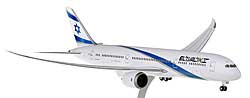 Airplane Models: El Al - Boeing 787-9 - 1/200 - Premium model
