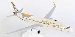 Airplane Models: Etihad - Airbus A321-200 - 1/150 - Premium model