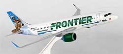 Airplane Models: Frontier - Wilbur Whitetail - Airbus A320-200neo - 1/150 - Premium model