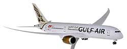Airplane Models: Gulf Air - Boeing 787-9 - 1/200 - Premium model