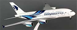 Airplane Models: Malaysia Airlines - Airbus A380-800 - 1/200 - Premium model