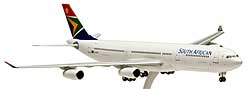 Airplane Models: SAA South African Airways - Airbus A340-300 - 1/200 - Premium model