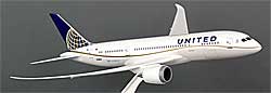 Airplane Models: United - Boeing 787-8 - 1/200 - Premium model