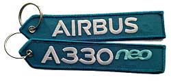 Key ring: A330neo Airbus blue