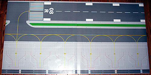 Airplane Models: Authentic Airport Layout Mats 78x40inch 1/200 and 1/400
