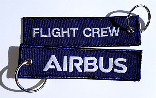 Key ring: Airbus Flight Crew - blue