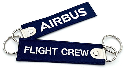 Key ring: Airbus Flight Crew - blue