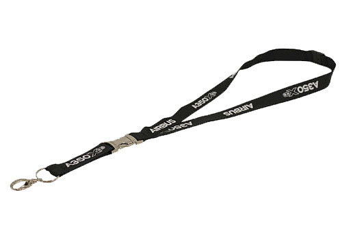 Lanyard: Airbus Lanyard A350XWB with metal clip