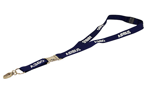 Lanyard: Airbus Lanyard A380 with metal clip