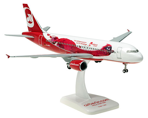 Airplane Models: Air Berlin - Milo - Airbus A320-200 - 1/200 - Premium model