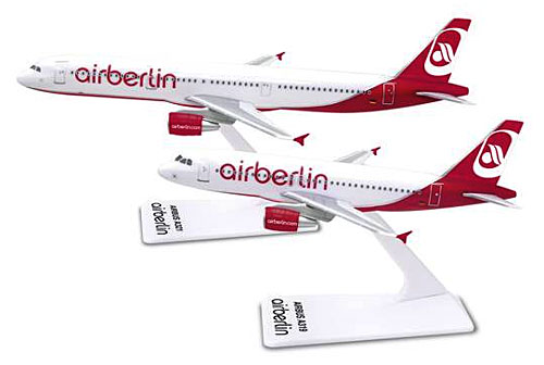 Airplane Models: Air Berlin - Airbus A319 + A321 - 1/200