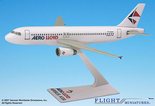 Airplane Models: Aero Lloyd - Airbus A320-200 - 1/200