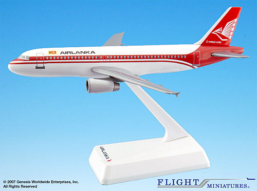 Airplane Models: AirLanka - Airbus A320-200 - 1/200