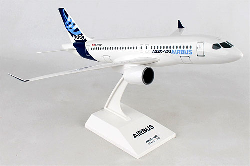Airplane Models: Airbus - House Color - Airbus A220-100 - 1/100 - Premium model
