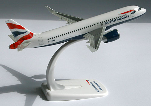 Airplane Models: British Airways - Airbus A320neo - 1/200
