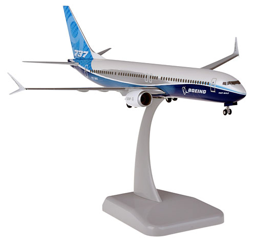 Airplane Models: Boeing - House Color - Boeing 737 MAX 9 - 1/200 - Premium model