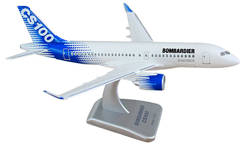 Airplane Models: Bombardier - House Color - CS100 - 1/200 - PremiumModell