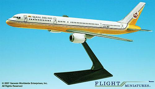 Airplane Models: Royal Brunei - Boeing 757-200 - 1/200
