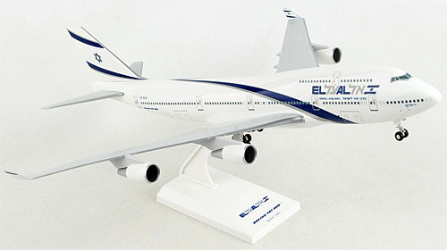 Airplane Models: El Al - Boeing 747-400 - 1/200 - Premium model