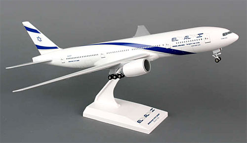 Airplane Models: El Al - Boeing 777-200 - 1/200 - Premium model