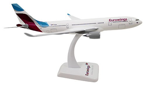 Airplane Models: Eurowings - Airbus A330-200 - 1/200 - Premium model