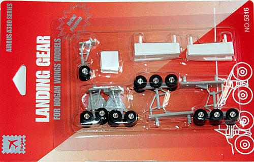 Airplane Models: Gear set for Hogan A380 models 1/200