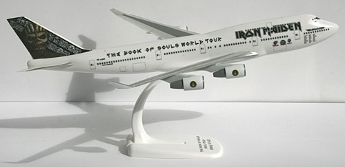 Airplane Models: Iron Maiden - Boeing 747-400 - 1/250