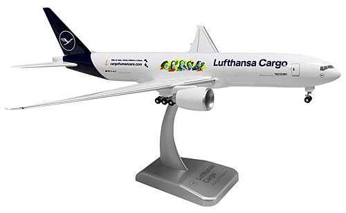 Airplane Models: Lufthansa Cargo - Buenos dias Mexico - Boeing 777F - 1/200 - Premium model