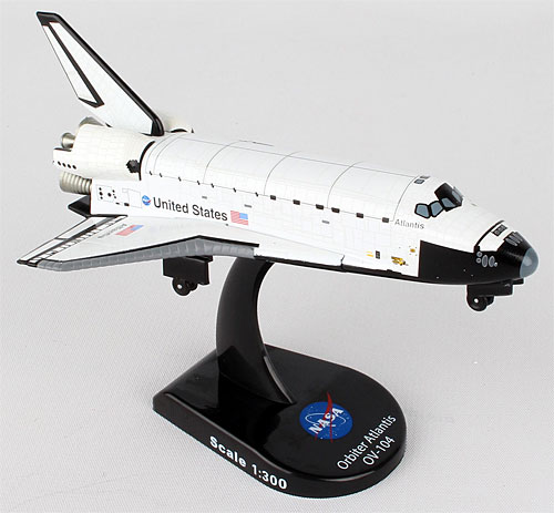 Airplane Models: NASA - Space Shuttle - Atlantis - 1:300 - DieCast