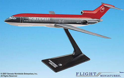 Airplane Models: Northwest Airlines - Boeing 727-200 - 1/200