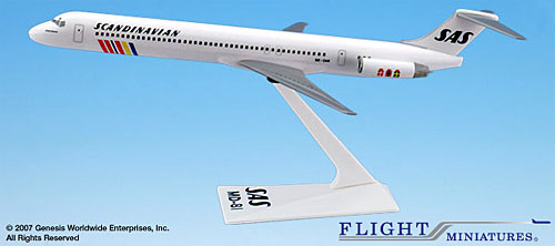 Airplane Models: SAS - MD-81 - 1/200