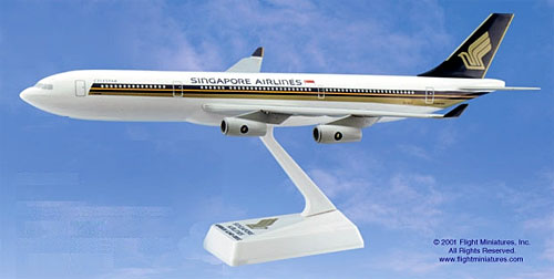Airplane Models: Singapore Airlines - Celestar - Airbus A340-300 - 1/200