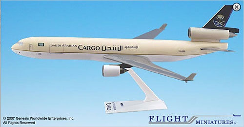 Airplane Models: Saudi Arabian Cargo - McDonnell Douglas MD-11F - 1/200