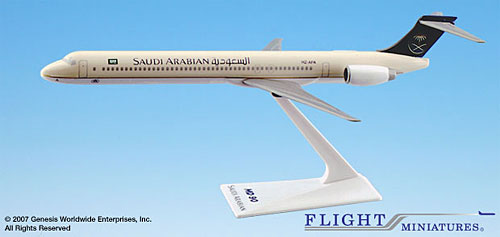 Airplane Models: Saudi Arabian Airlines - McDonnell Douglas MD-90 - 1/200